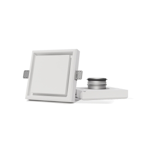 Диффузор под покраску скрытого монтажа SECRET SOFT FRAME D200мм